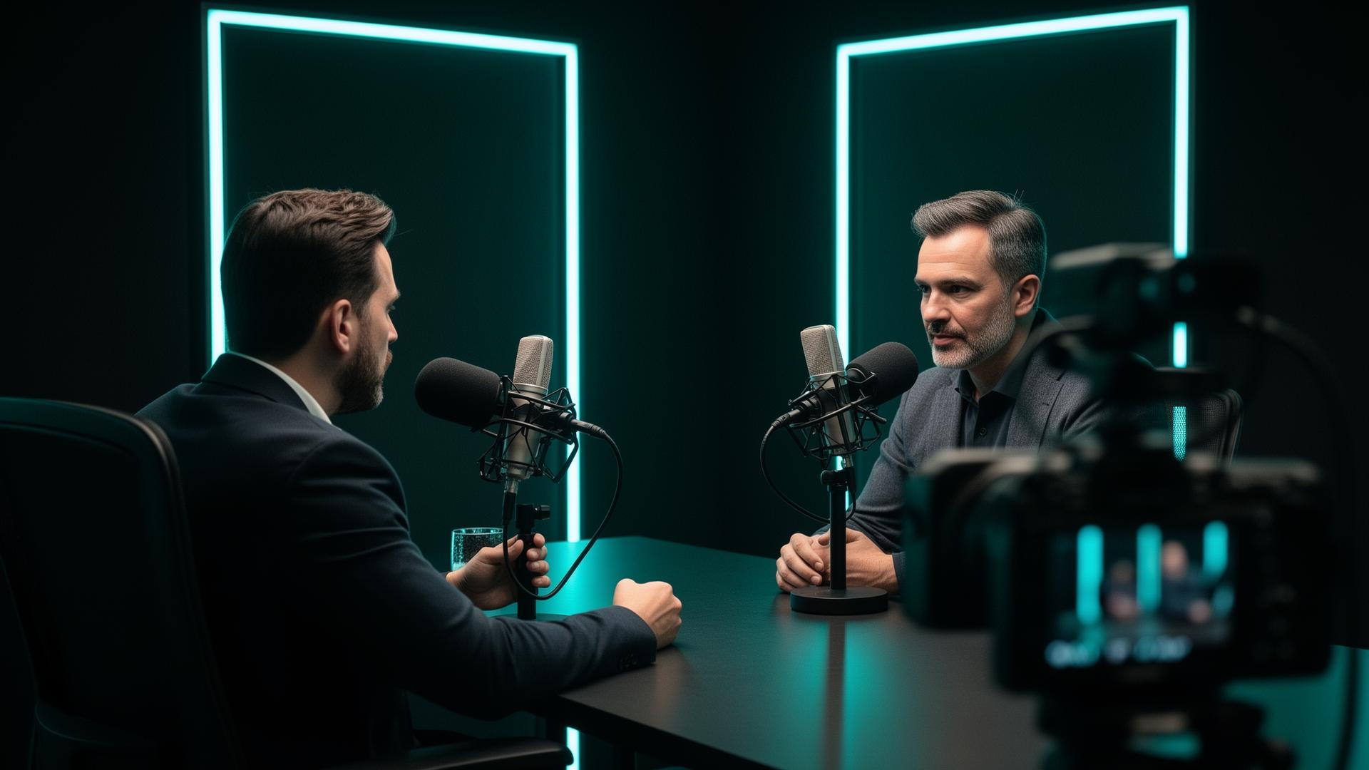 Reel da Clapme — gravação de podcast em estúdio profissional